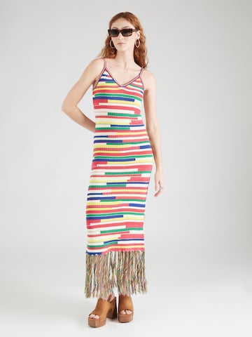 SCOTCH & SODA Úpletové šaty – mix barev: přední strana