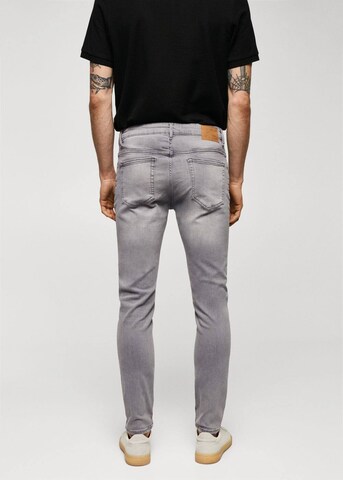 MANGO MAN Skinny Jeans 'Jude' in Grijs