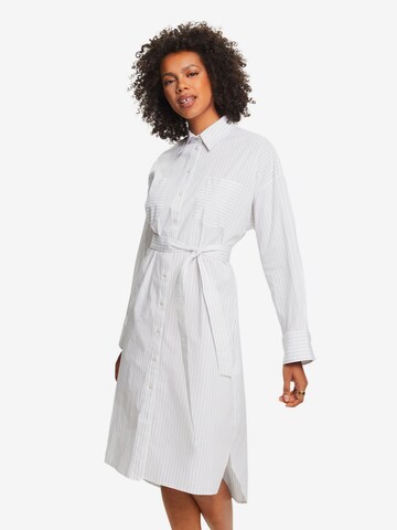 ESPRIT Shirt Dress in White: front