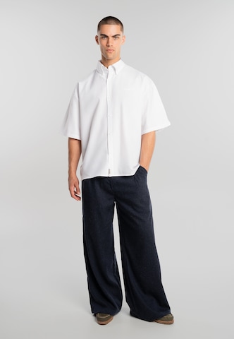 Another Cotton Lab Comfort fit Overhemd in Wit
