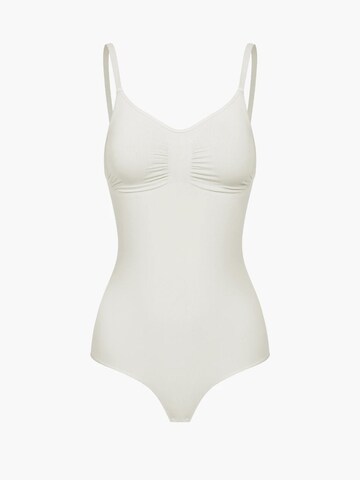 creamy Shapingbody 'Sculpting Shapewear mit String' in Grau: Vorderseite