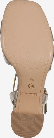 TAMARIS Remienkové sandále - Zlatá