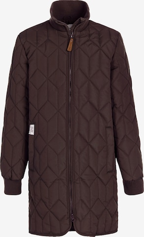 Weather Report Outdoor jacket 'Nokka' in Brown: front