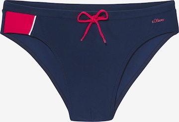s.Oliver Badeshorts i blå: forside