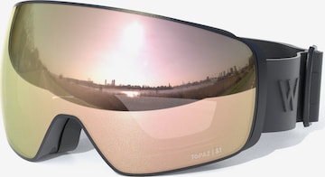 Whistler Skibrille 'Morzine Topaz V' in Schwarz: Vorderseite