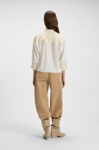 BOSS Bluse in Weiß