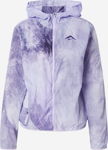NIKE Sports jacket TRAIL REPEL in Purple Lilac Dark Purple ABOUT YOU