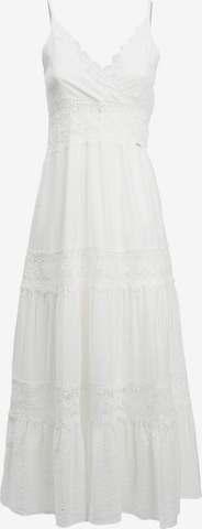Influencer Φόρεμα σε λευκό: μπροστά