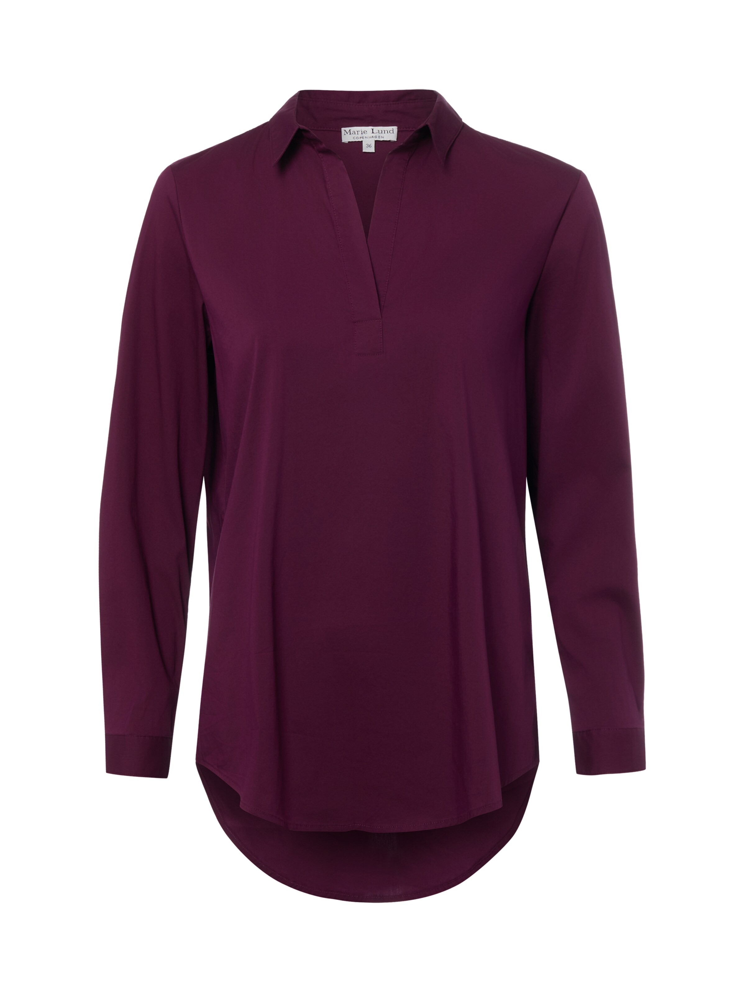 Chemisier Marie Lund en violet : devant