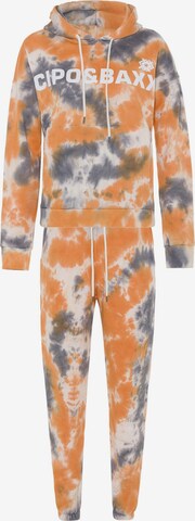 CIPO & BAXX Sweatsuit in Orange: front