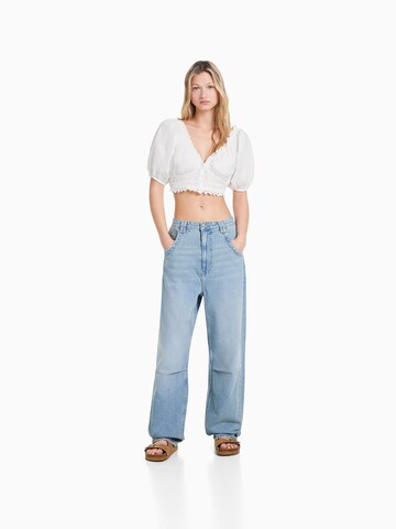 Bershka Blúz - fehér