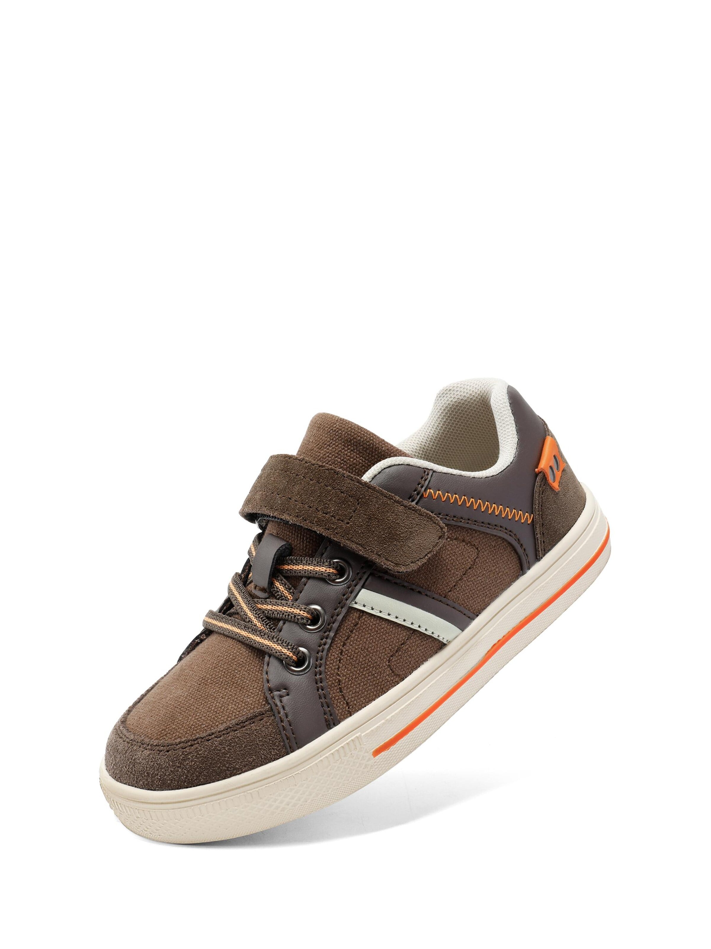 Dream Pairs Trainers in Brown: front