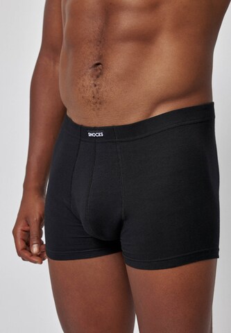 SNOCKS Boxershorts in Schwarz