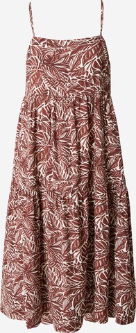 Robe 'CHASE RO' Abercrombie & Fitch en marron : devant