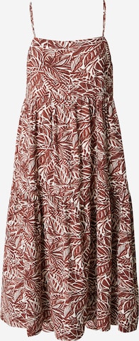 Robe 'CHASE RO' Abercrombie & Fitch en marron : devant