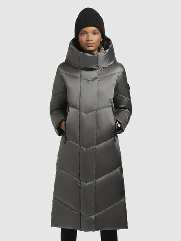 khujo Winter Coat 'Manelia' in Grey: front