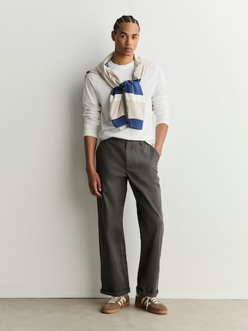 Regular Pantalon chino Next en gris