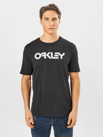 OAKLEY Rovný strih Funkčné tričko 'Mark II' - Čierna: predná strana