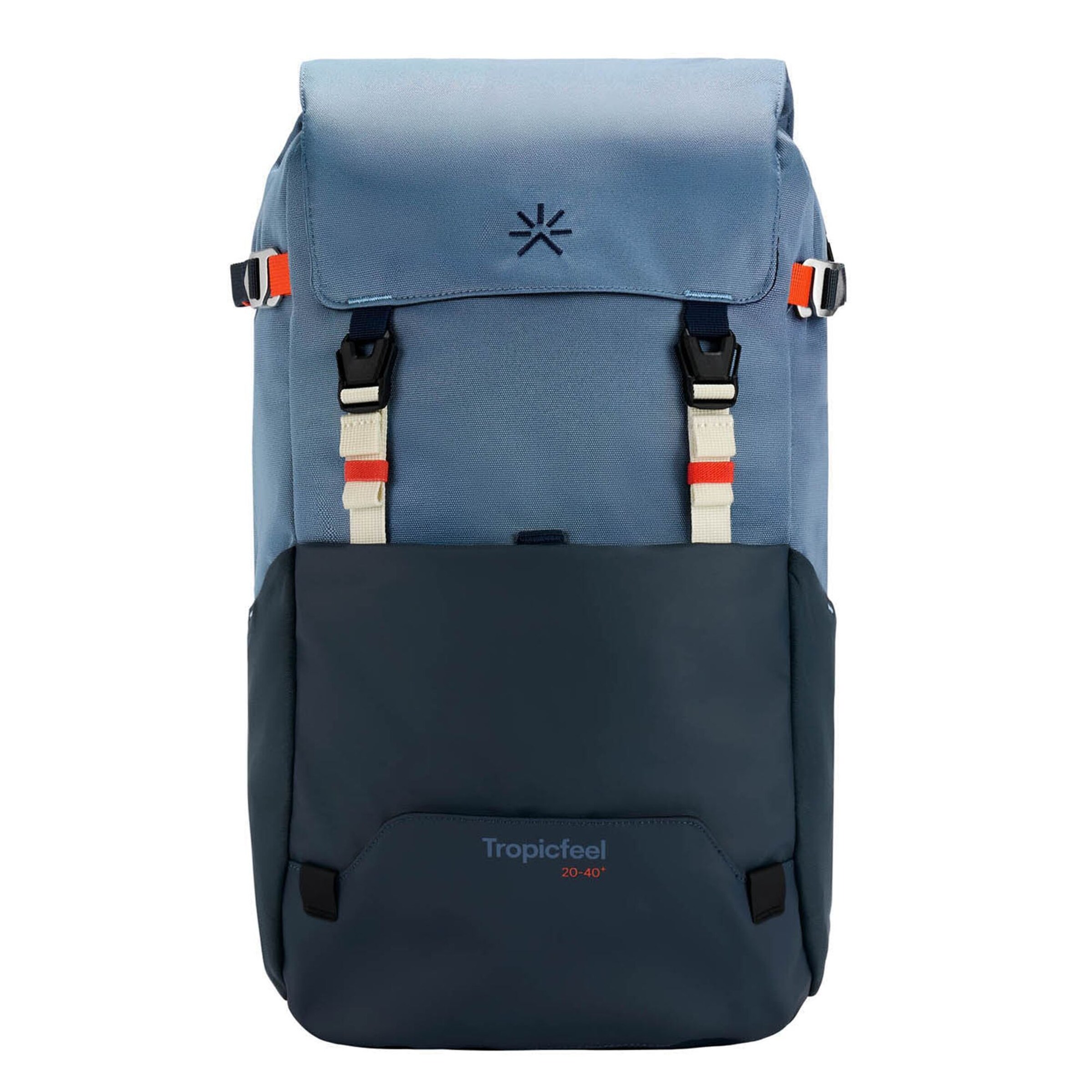 Tropicfeel Backpack 'Shell' in Blue: front