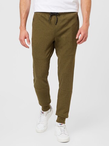 JACK & JONES Tapered Housut 'Will' värissä vihreä: edessä