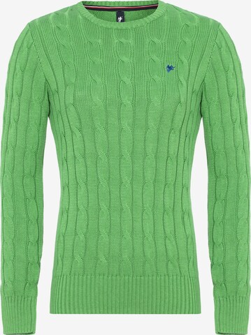 Pullover 'LUDOVICA' di DENIM CULTURE in verde: frontale