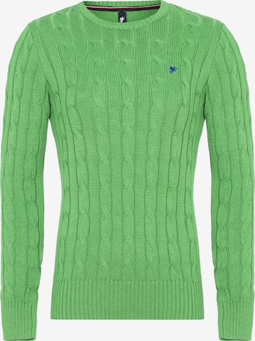 DENIM CULTURE Sweater 'LUDOVICA' in Green: front