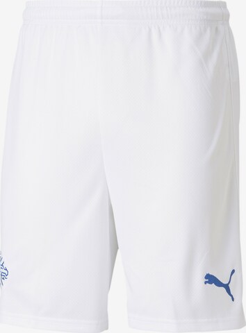 PUMA Workout Pants 'Iceland' in White: front
