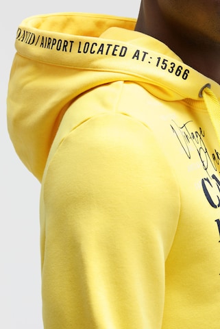 CAMP DAVID Sweatshirt in Yellow: front
