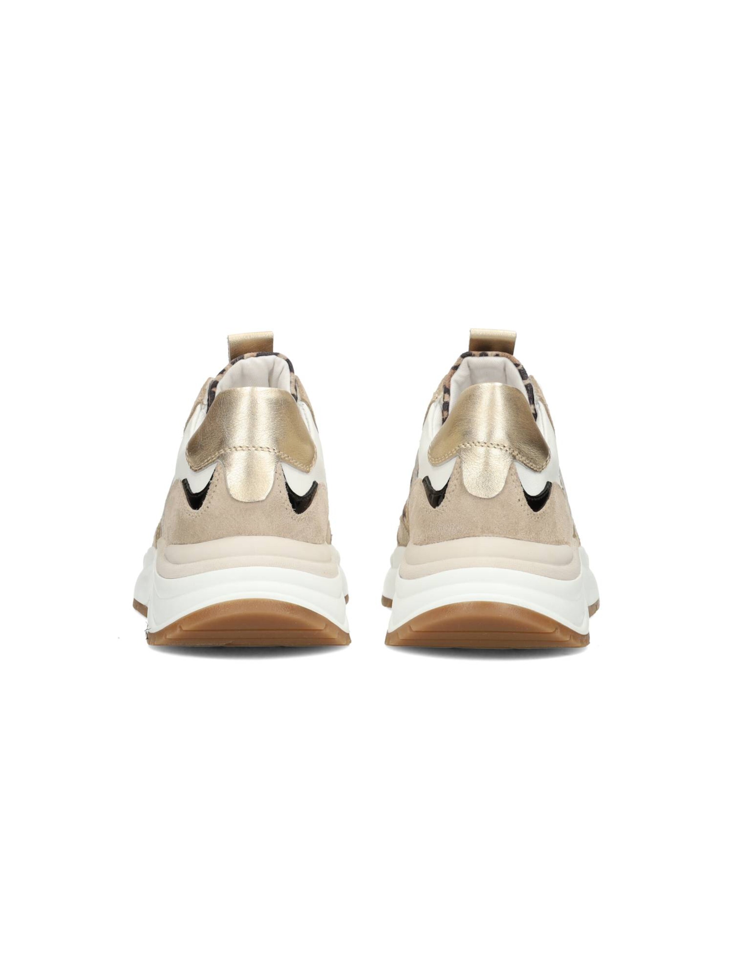 PS Poelman Sneakers laag in Beige
