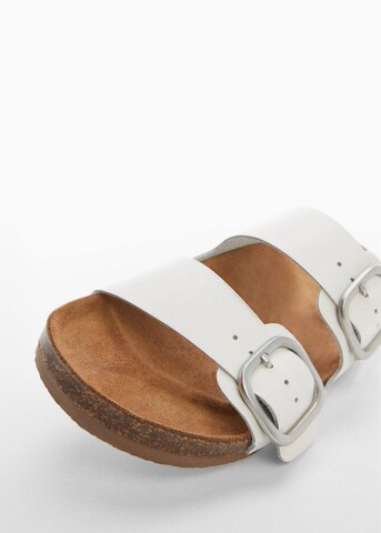 MANGO Mules 'Etna' in White