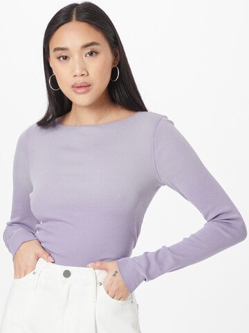 T-shirt 'Hilma' WEEKDAY en violet : devant