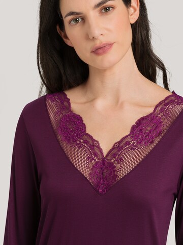 Hanro Nightgown 'Lovis' in Purple