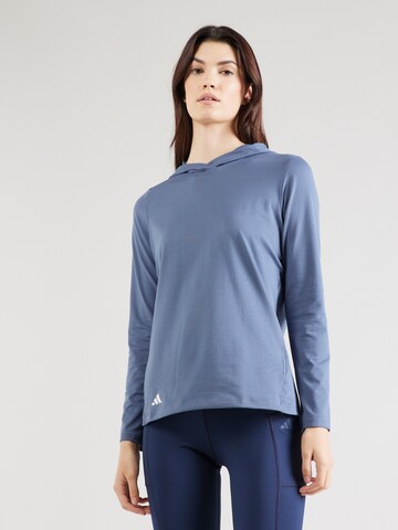 Sweat de sport ADIDAS GOLF en bleu : devant