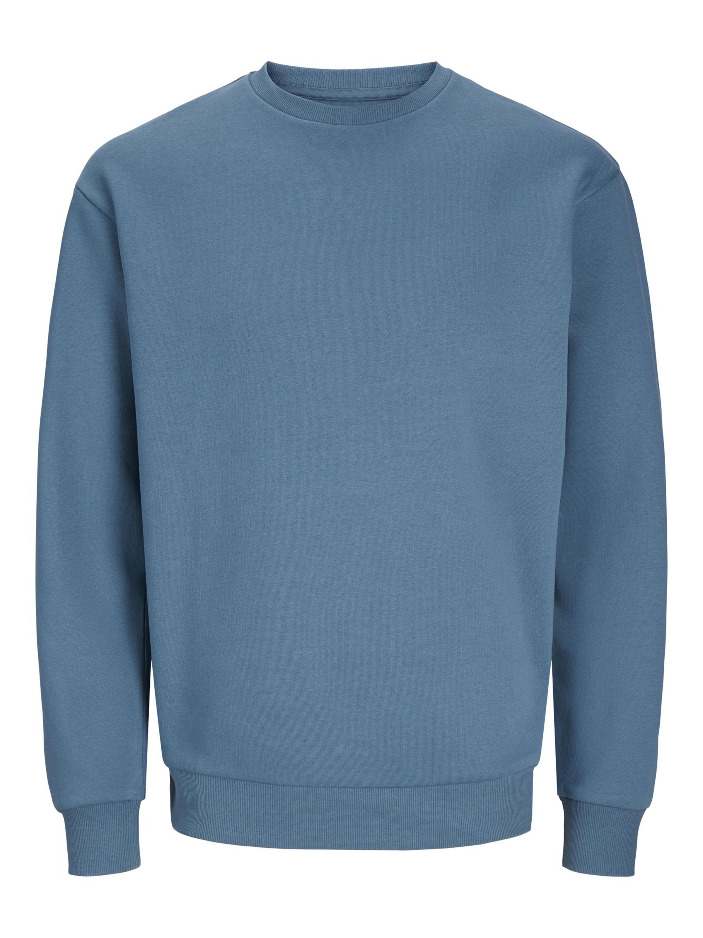 Jack & Jones Plus Sweatshirt 'JJEBradley' in Blue: front
