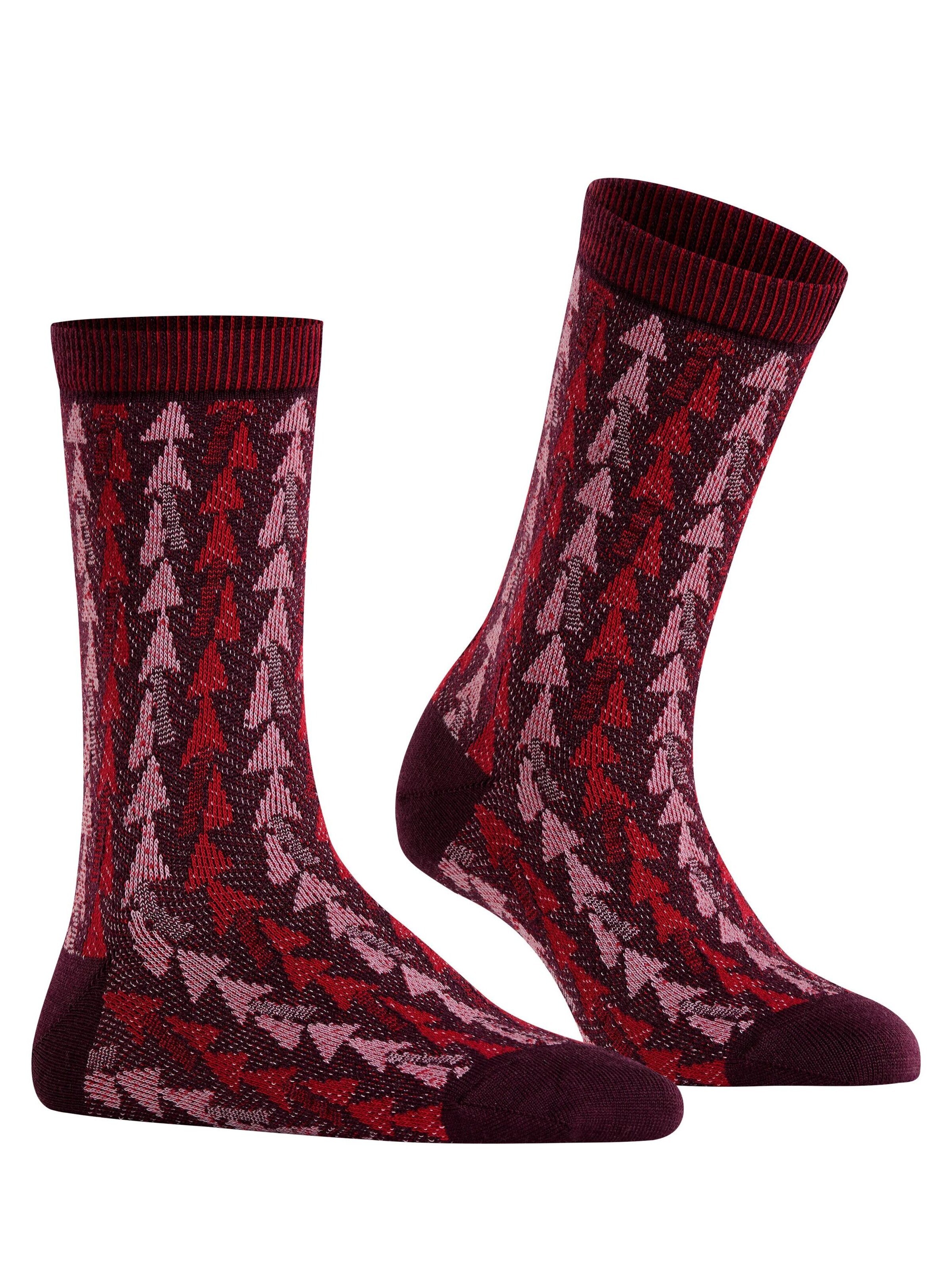 FALKE Socken 'Pinewood'‌‌‌‌‌ in Rot