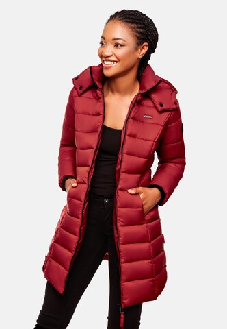 MARIKOO Winter Coat 'Abendsternchen' in Red