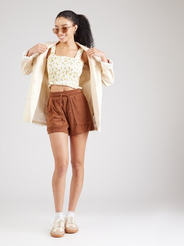 ONLY Loosefit Shorts 'ONLTARA' in Braun