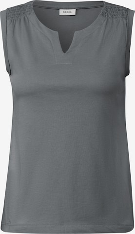 CECIL Top in Grau: Vorderseite