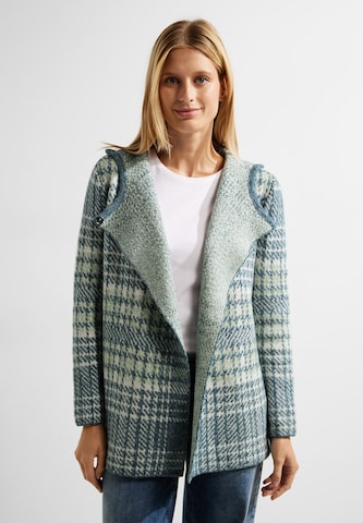 CECIL Knit cardigan in Green: front