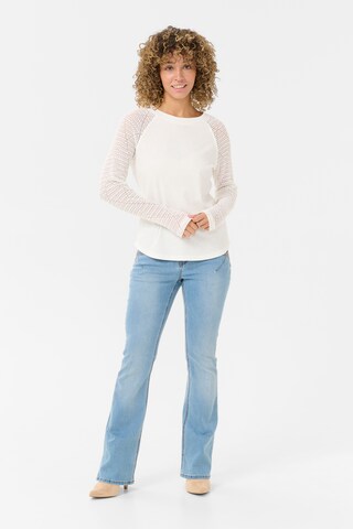 Chemisier 'Larisa' Cream en blanc