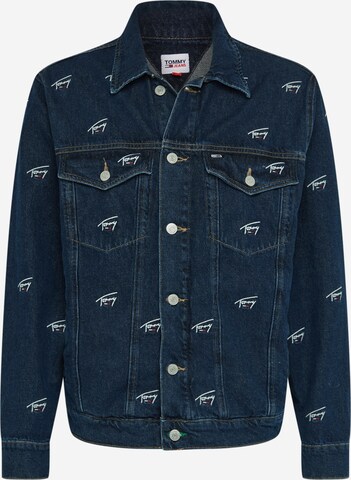 Tommy Jeans Tussenjas in Blauw: voorkant