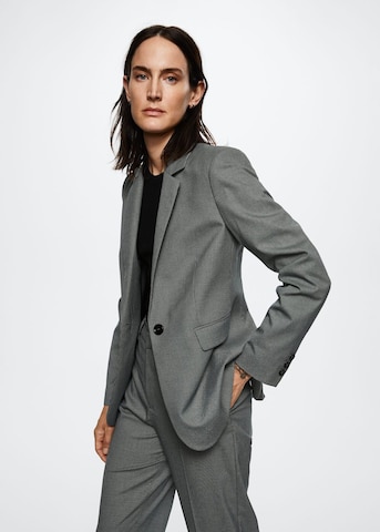 MANGO Blazer 'Borecuad' | zelena barva: sprednja stran