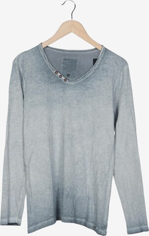 ARMEDANGELS Langarmshirt M in Blau: Vorderseite