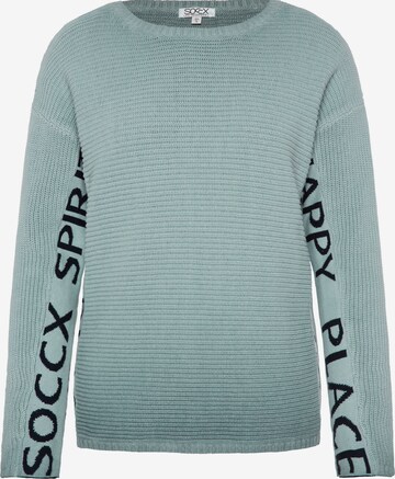 Pull-over Soccx en bleu : devant