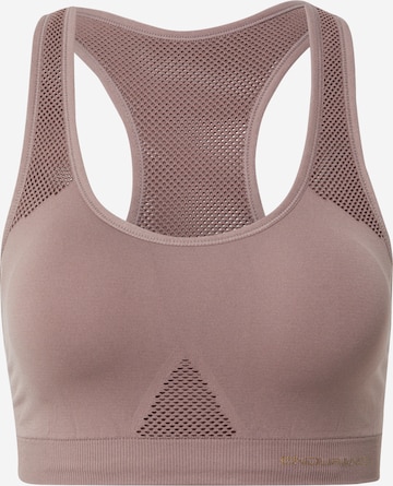 ENDURANCE Sport-BH 'George' in Lila: Vorderseite