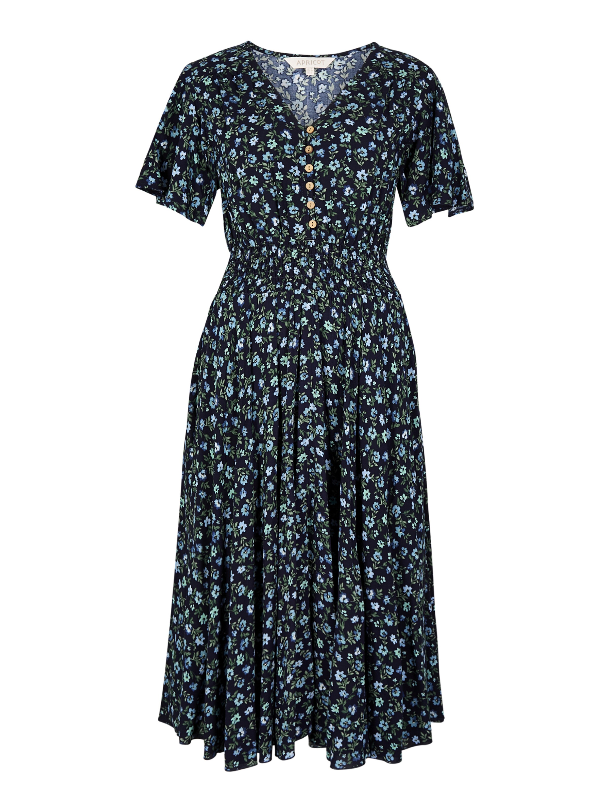 Apricot Jurk in Blauw: voorkant