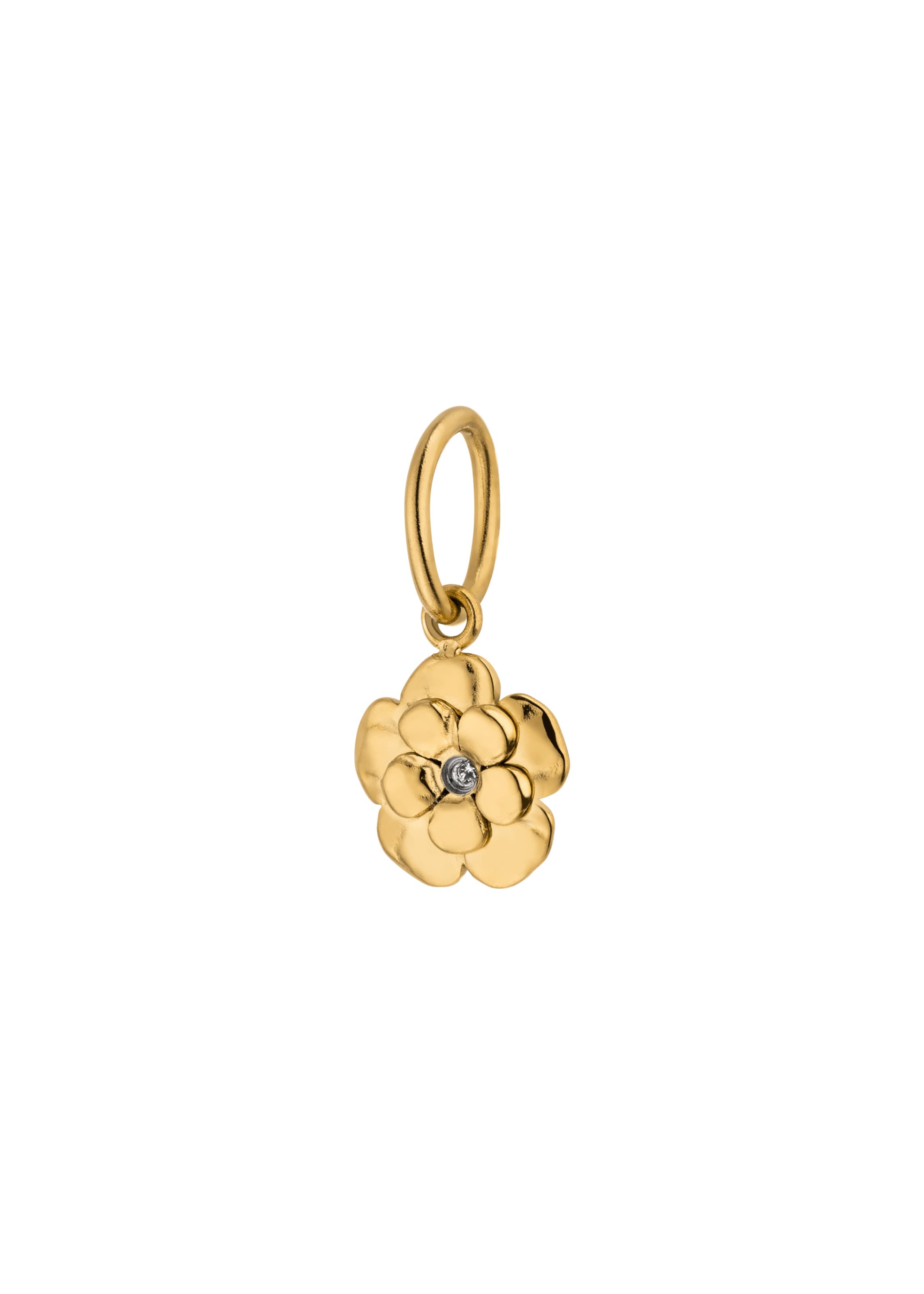 PURELEI - Colgante 'Spring Flower' en oro: frente