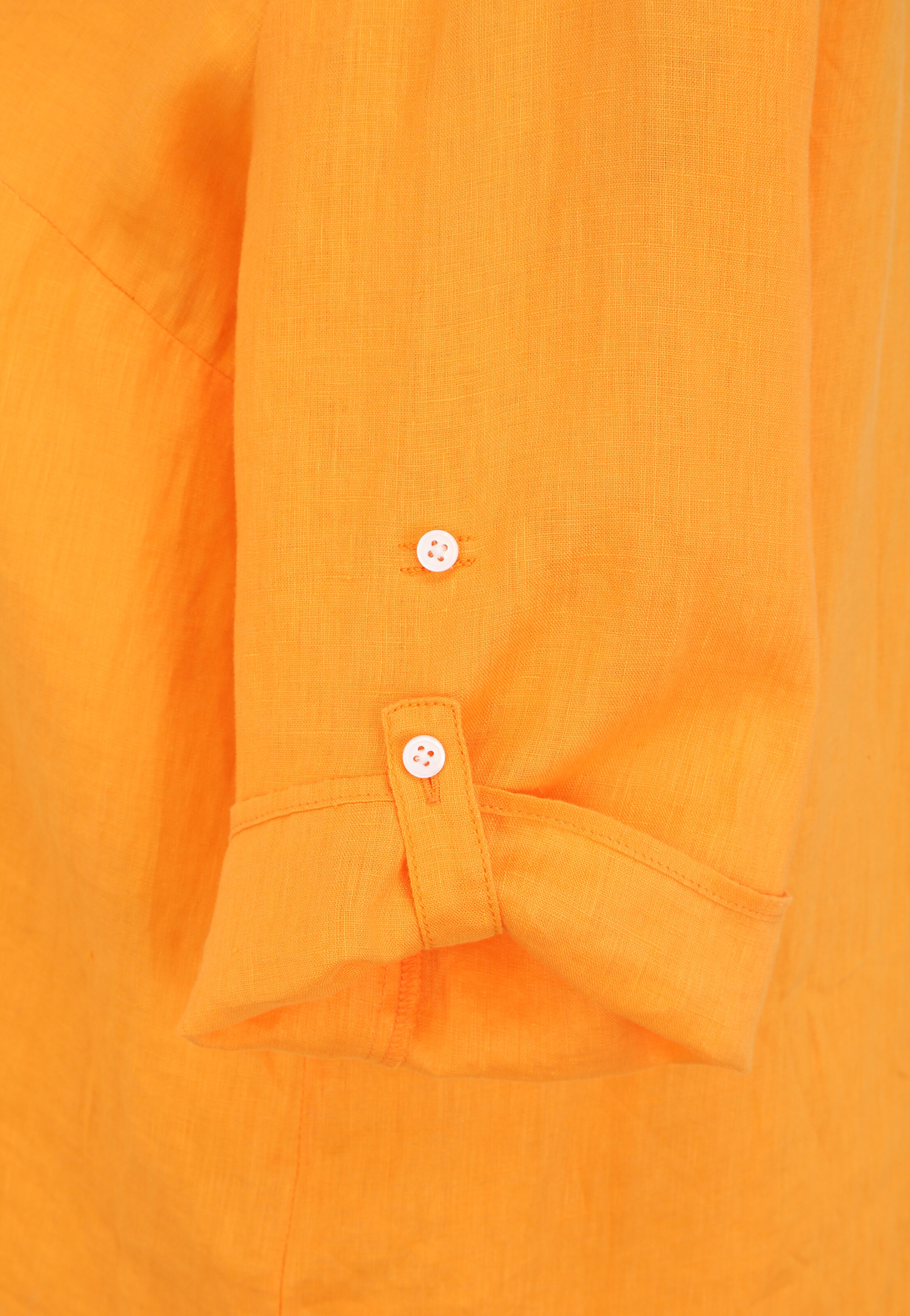 Doris Streich Bluse mit V-Ausschnitt in Orange 