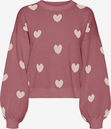 VERO MODA Pullover 'VMSomeone' i pink: forside