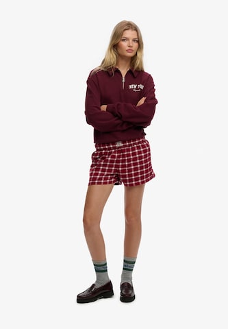 Superdry Loosefit Broek in Rood